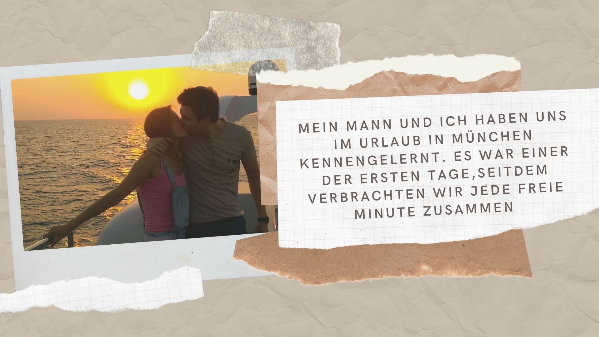 Oxana mit ihrem Mann – kennengelernt im Urlaub in München
