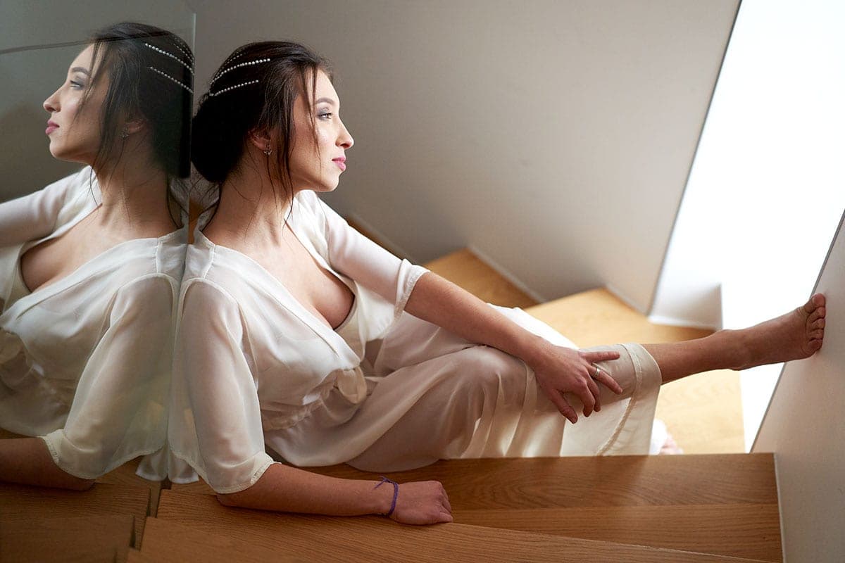 Brautpaar bei der Hochzeit – Hochzeitsfotografie in München von Oxana Kreutzer