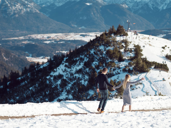 Fotoshooting im Schnee